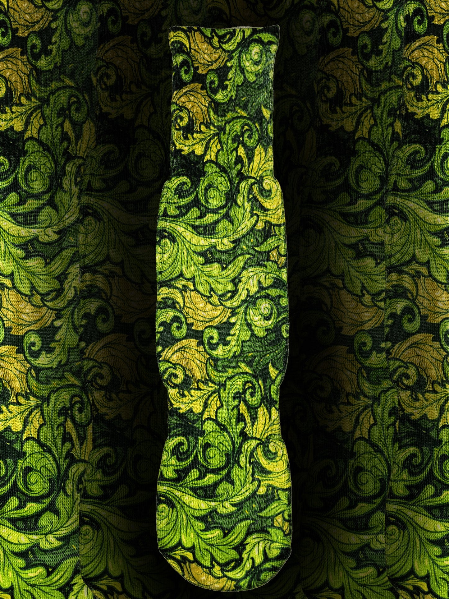 Arugula Greens Custom Sock