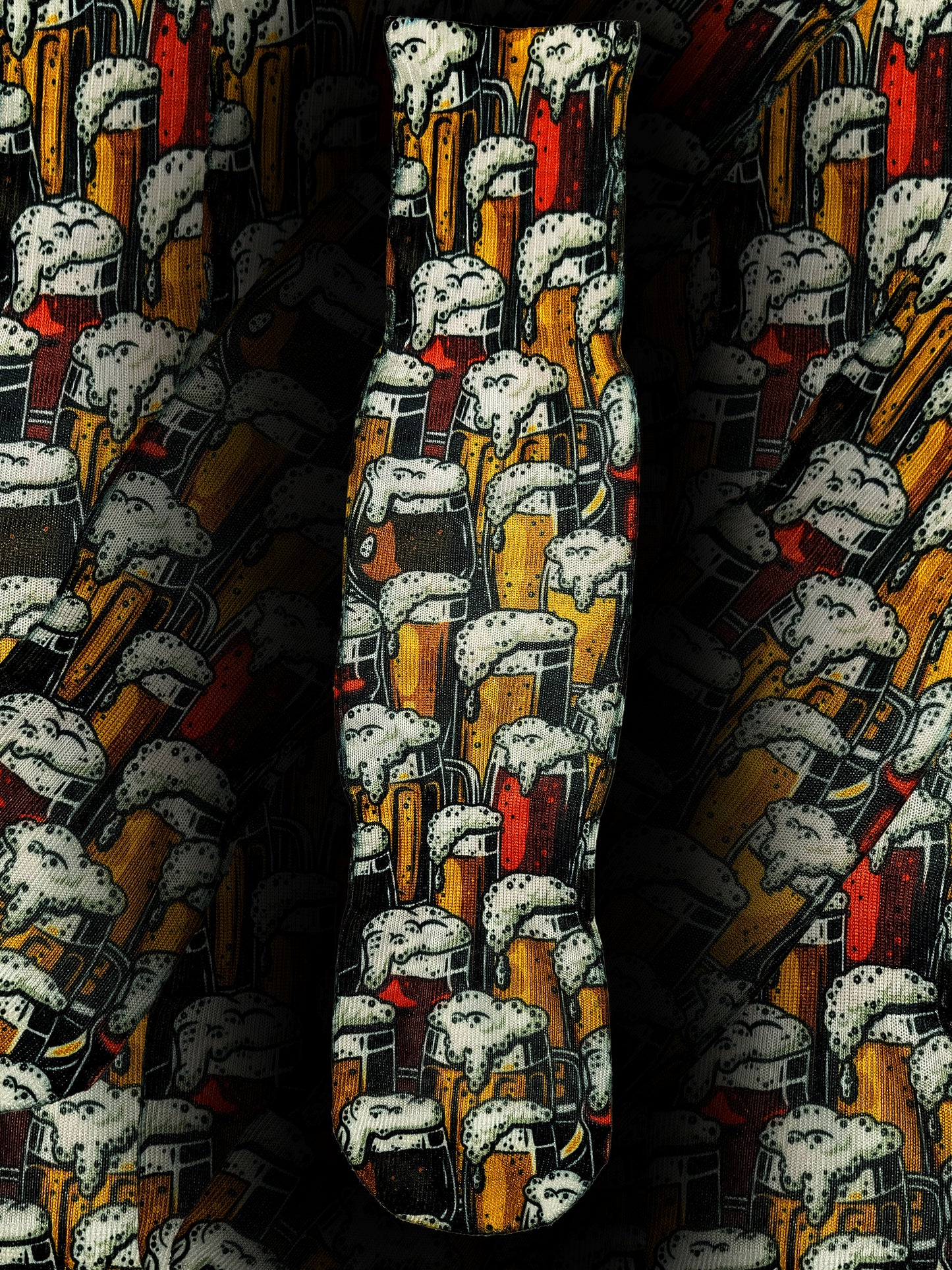 Long Neck Ice Cold Beer Custom Sock