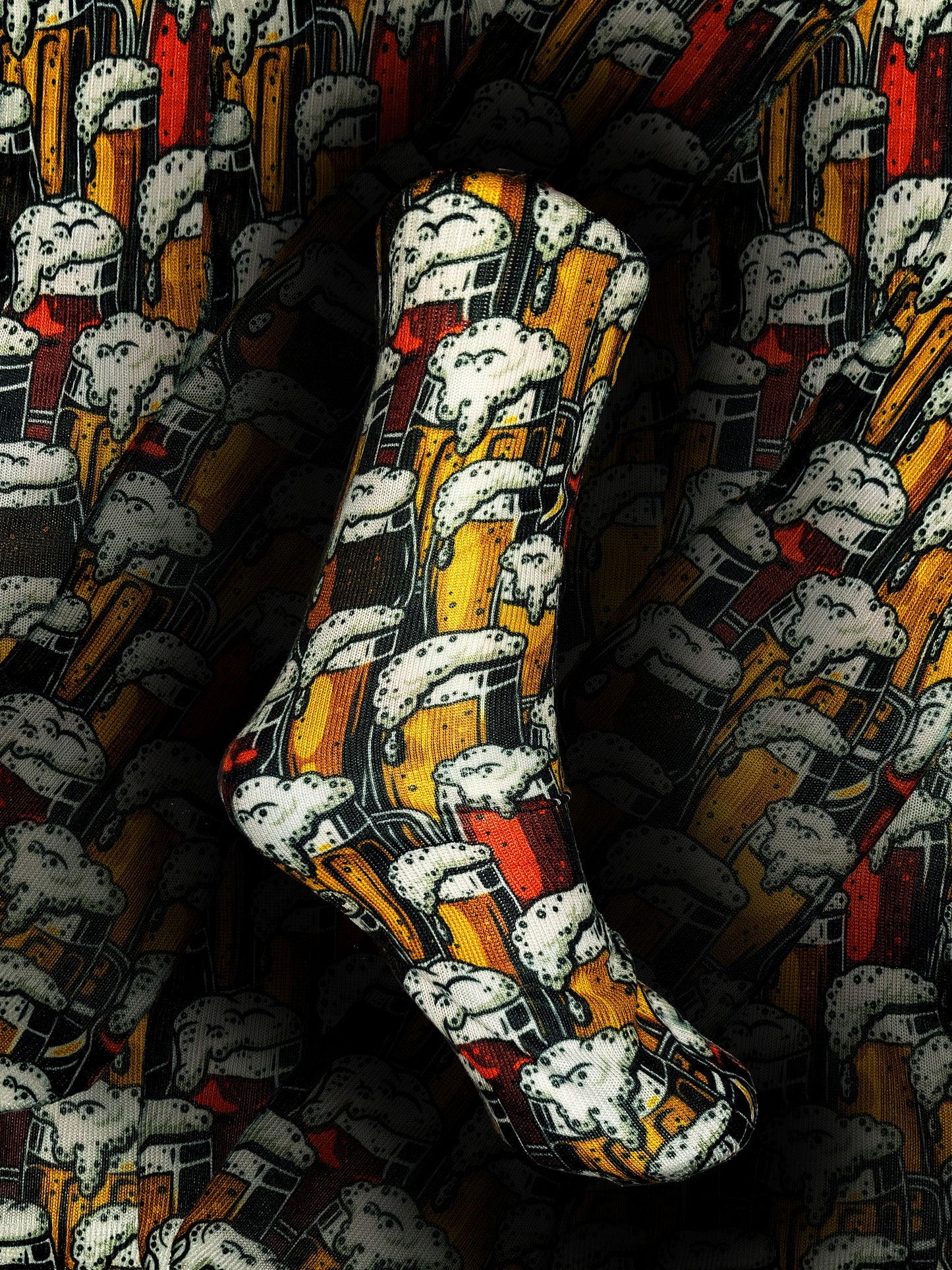 Long Neck Ice Cold Beer Custom Sock
