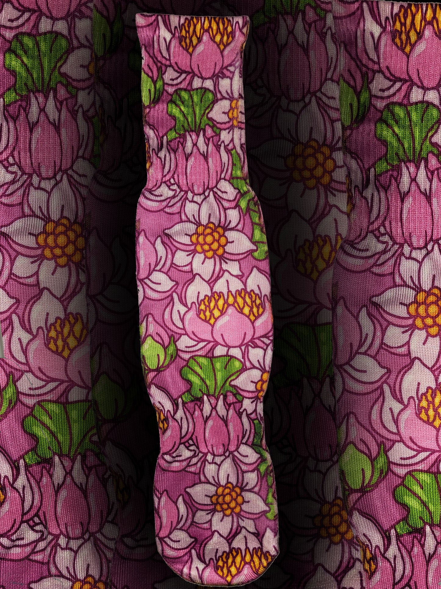 Lotus Flower Custom Sock