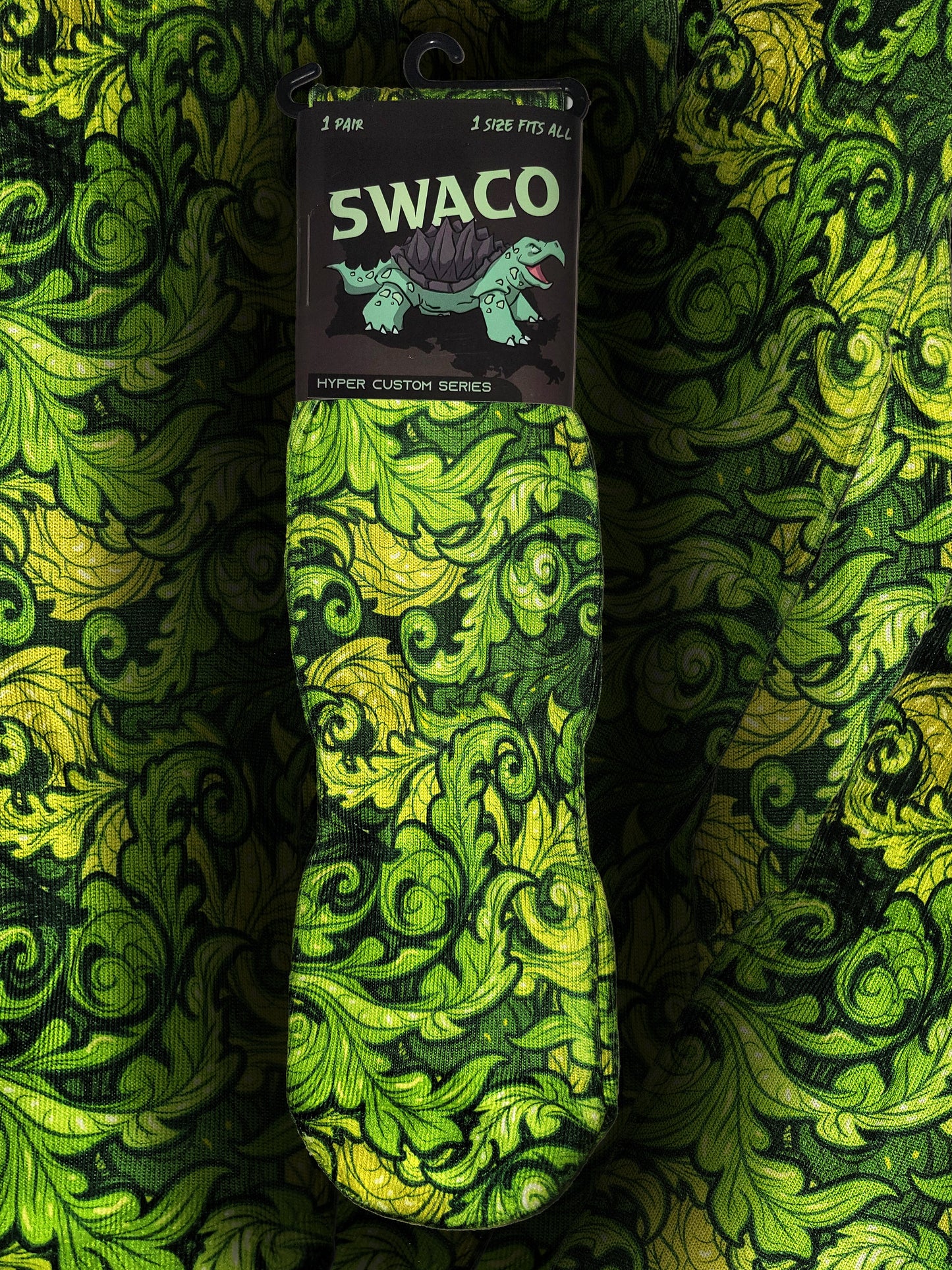 Arugula Greens Custom Sock