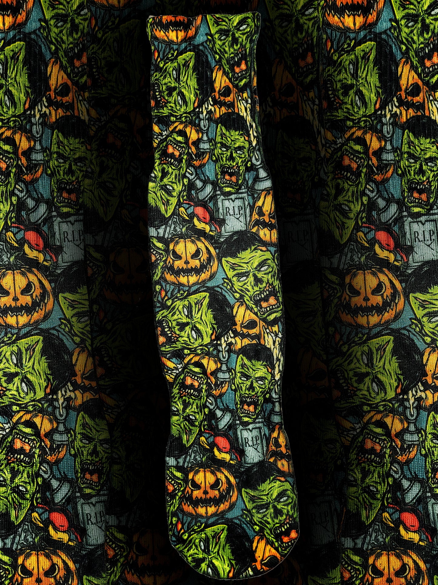 Zombie Halloween Custom Sock