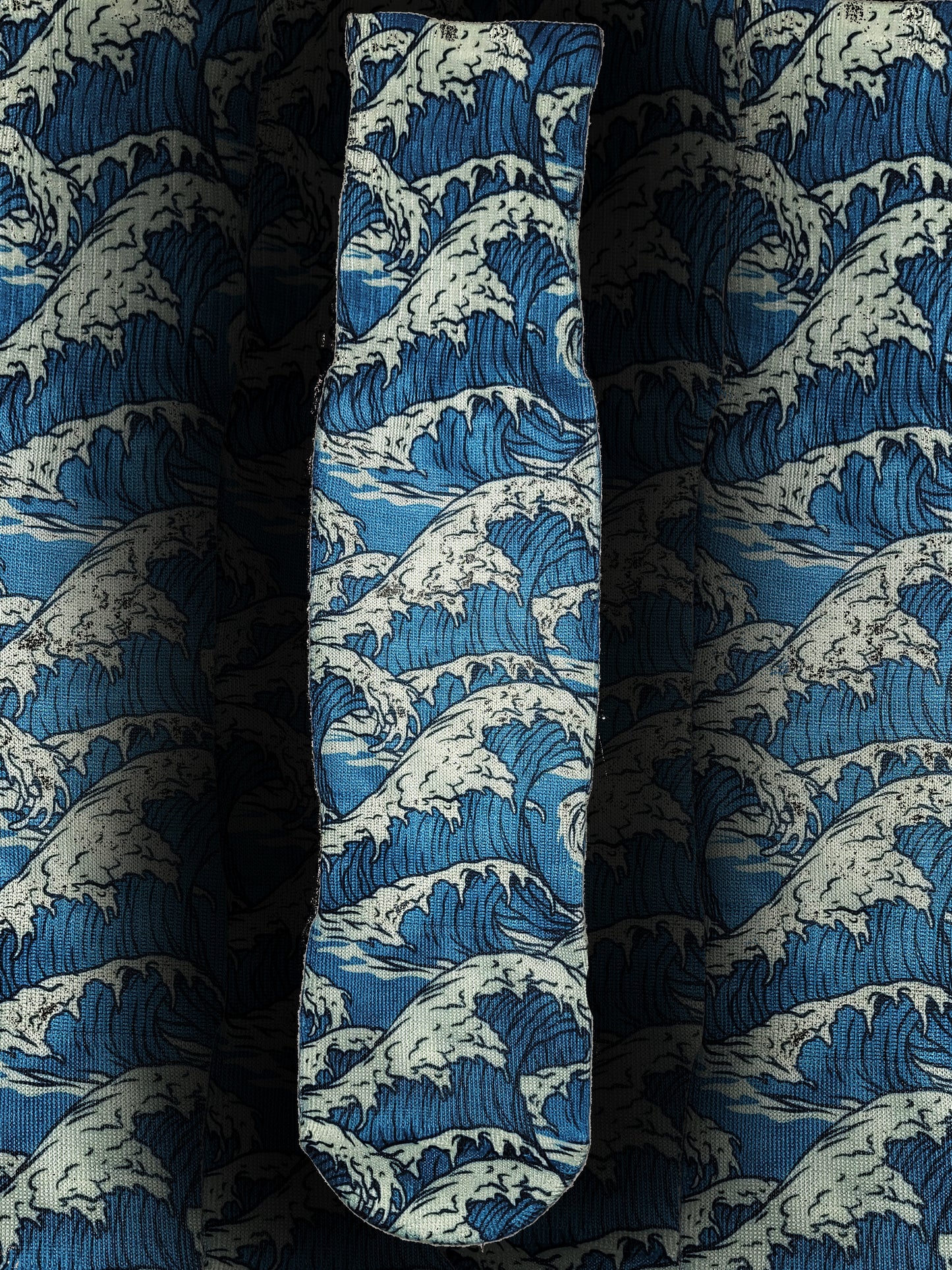 Kanagawa Wave Custom Sock