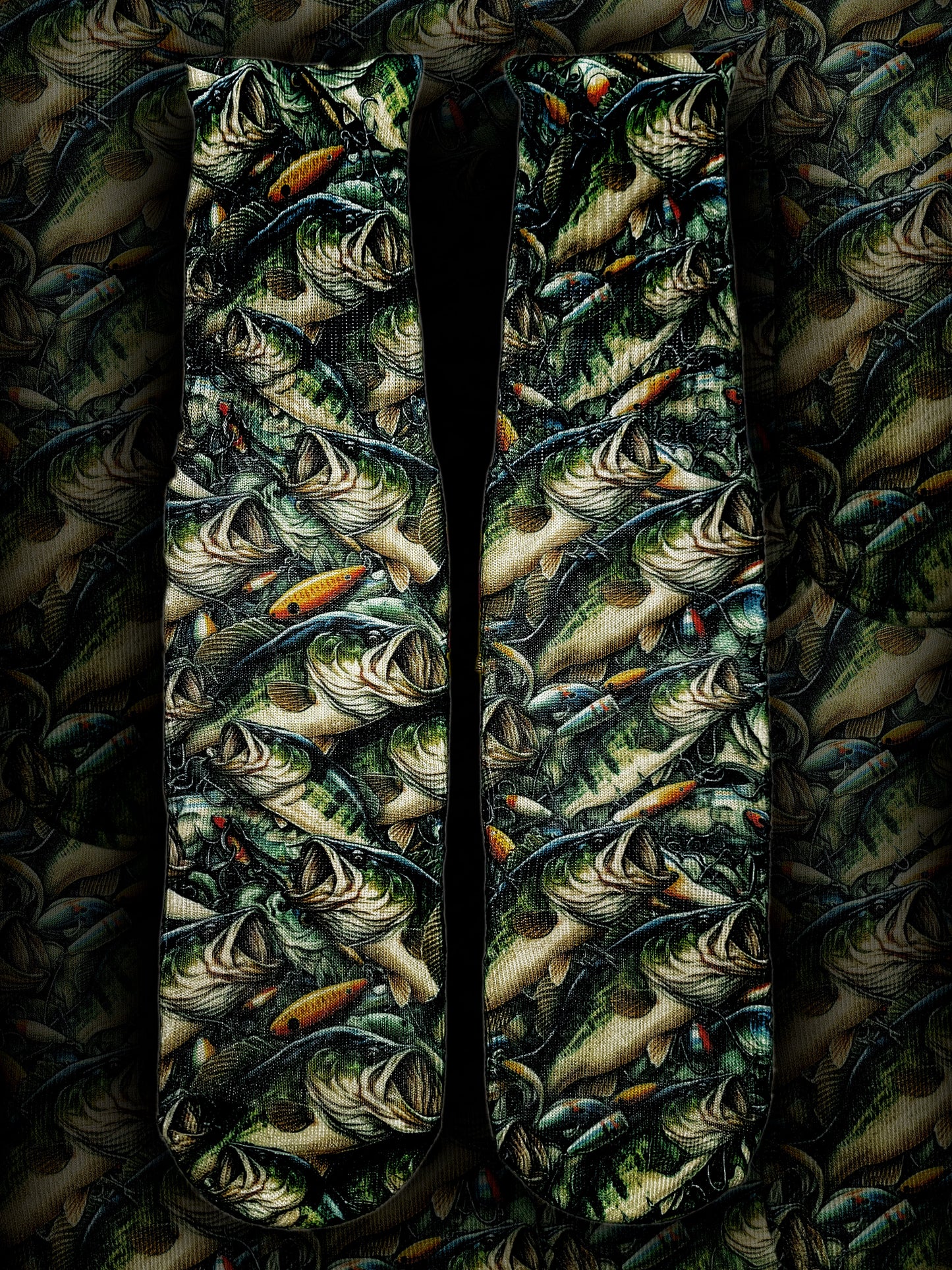 Bass Fishing Custom Sock