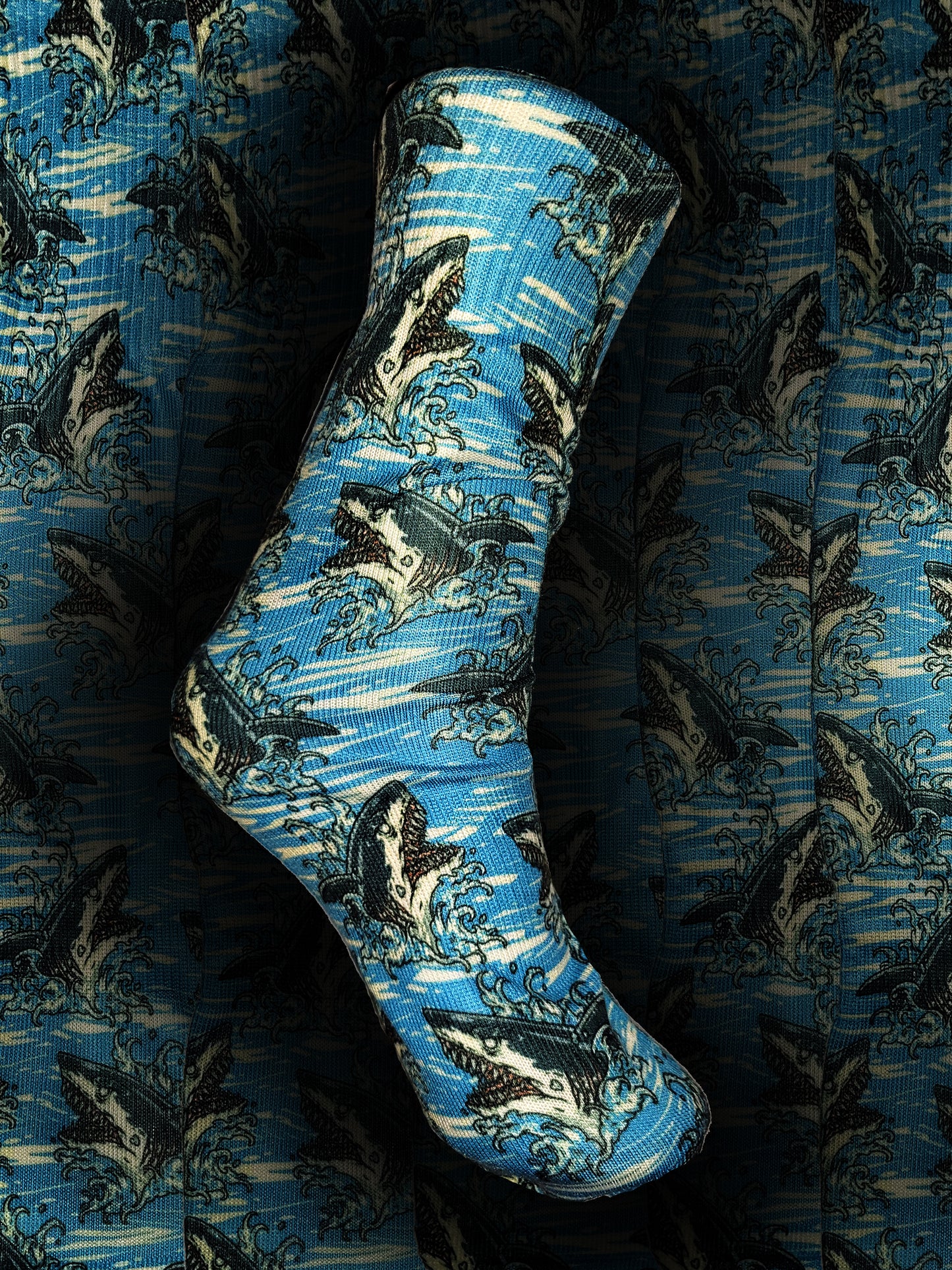 Great White Shark Custom Sock