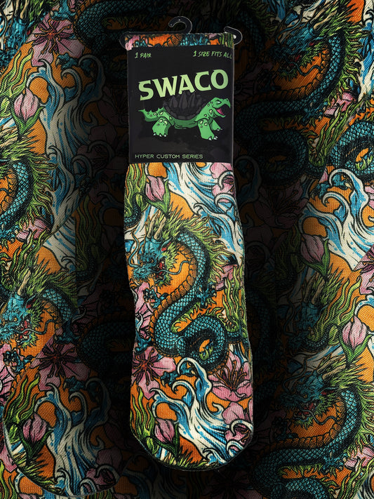 Azure Dragon Custom Sock