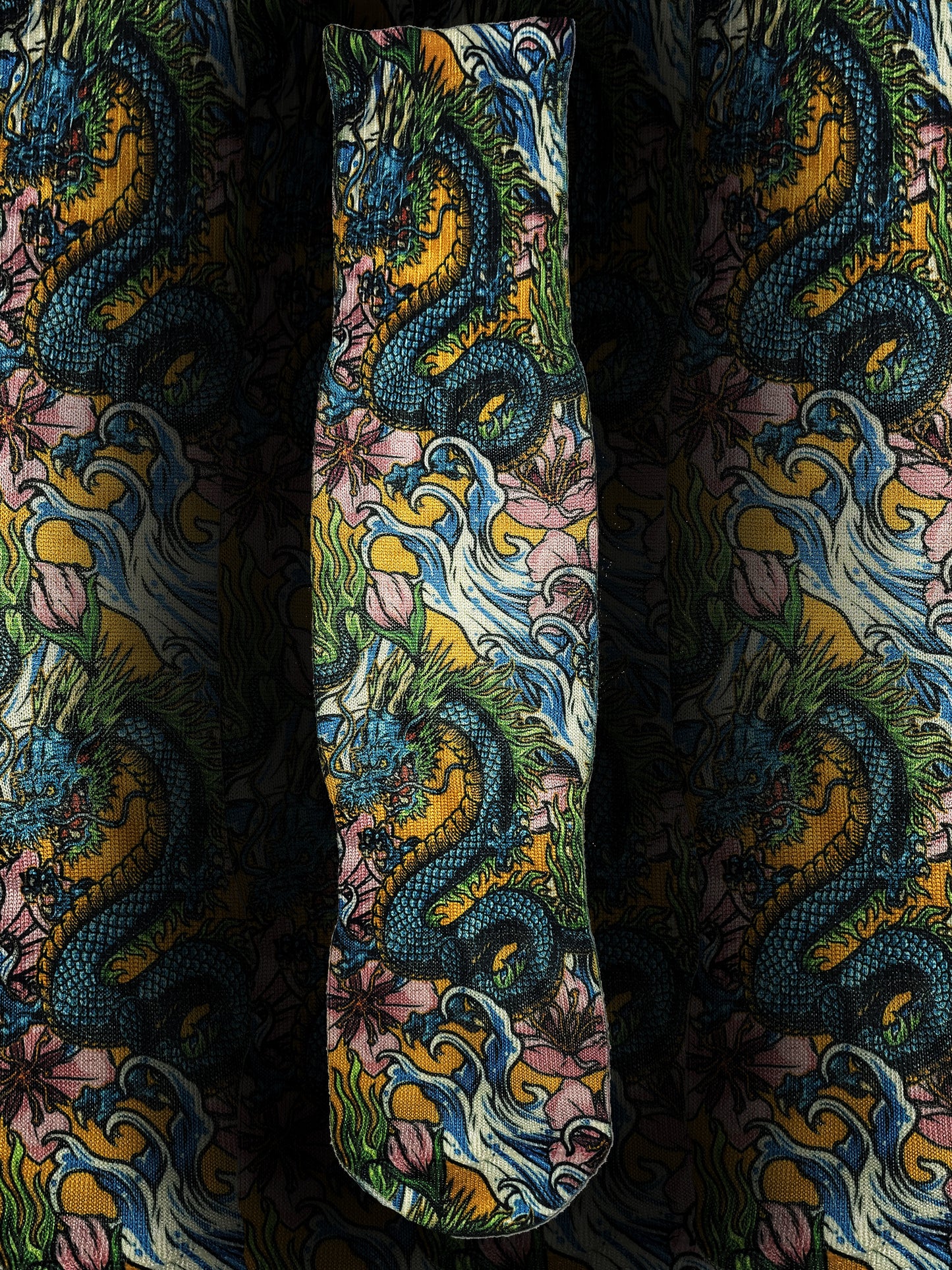 Azure Dragon Custom Sock