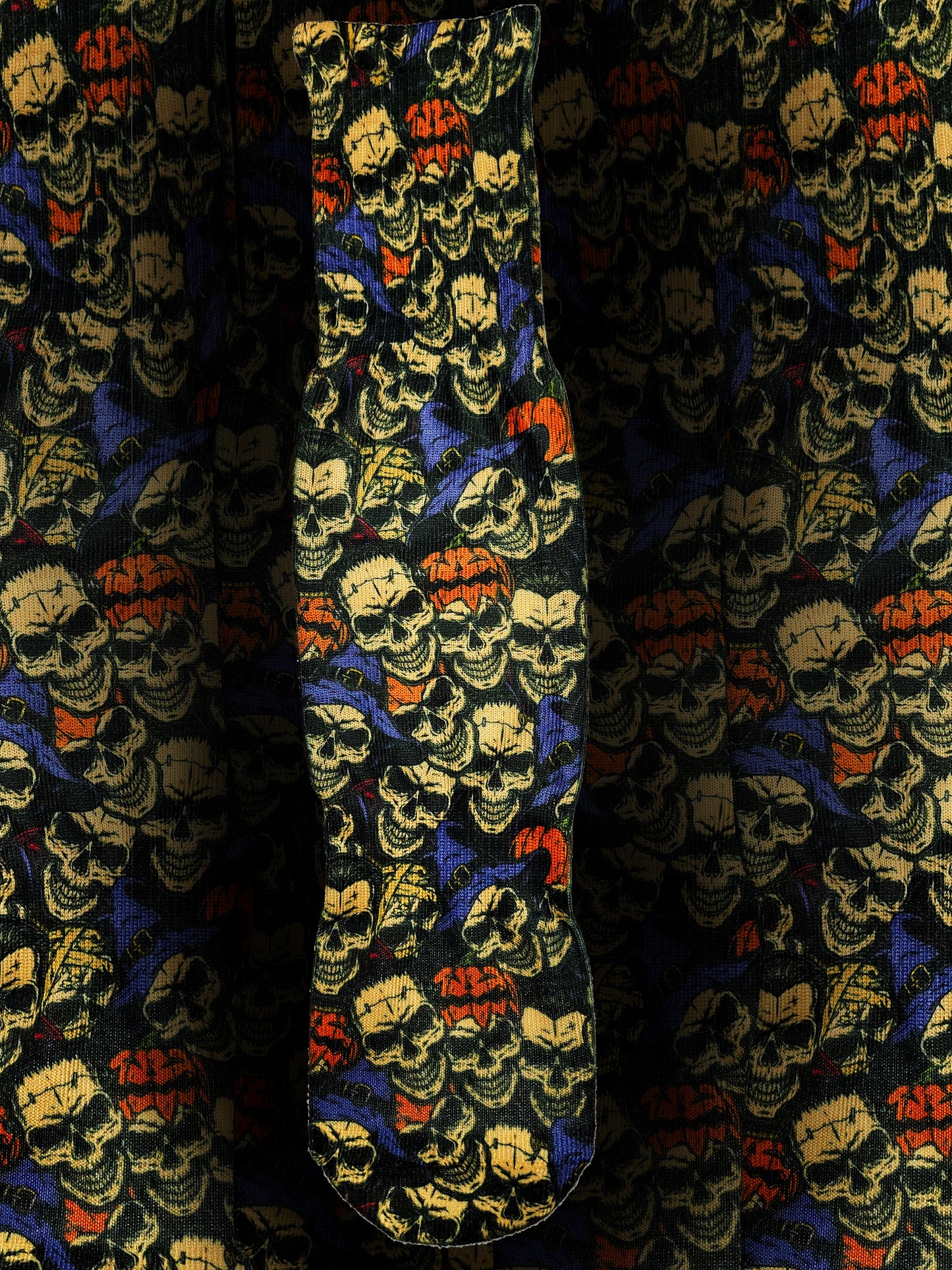 Skulls Halloween Custom Sock