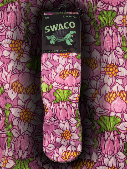 Lotus Flower Custom Sock