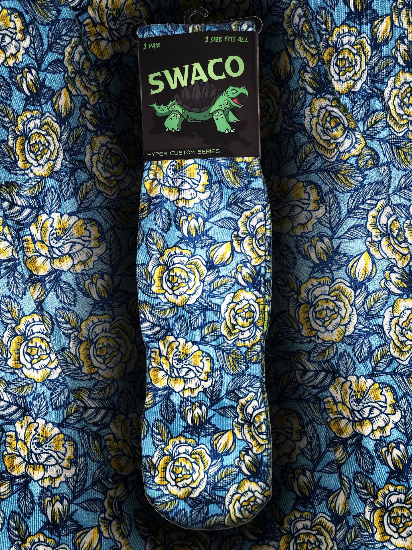 Blue Rose Custom Sock