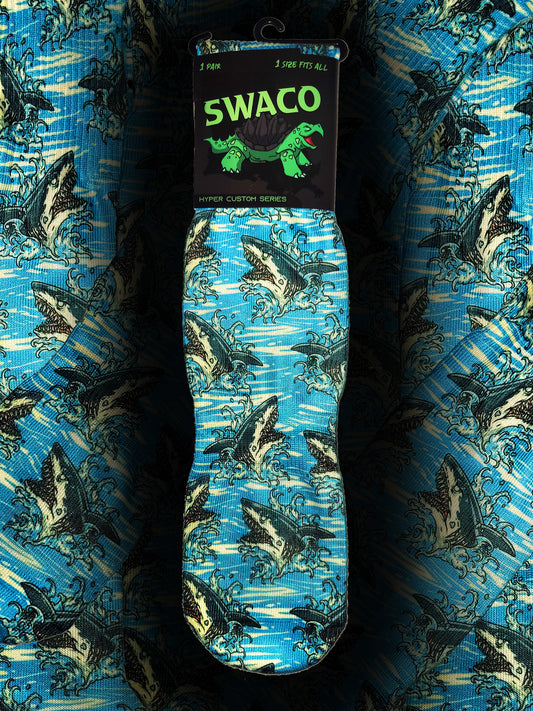 Great White Shark Custom Sock